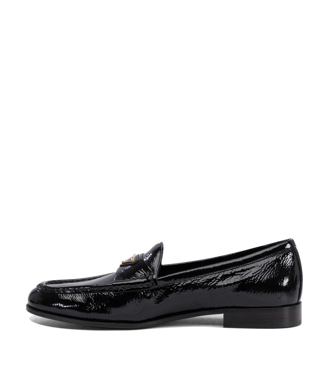 PRADA Черные лоферы из лакированной кожи, фото 2