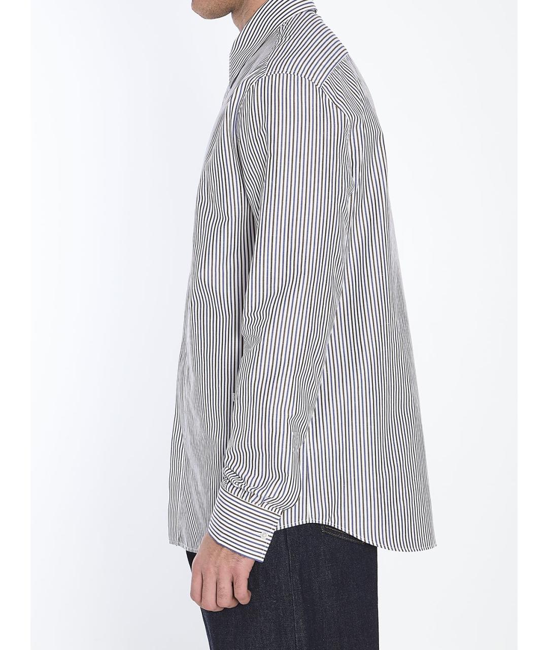 BOTTEGA VENETA Мульти хлопковая кэжуал рубашка, фото 4