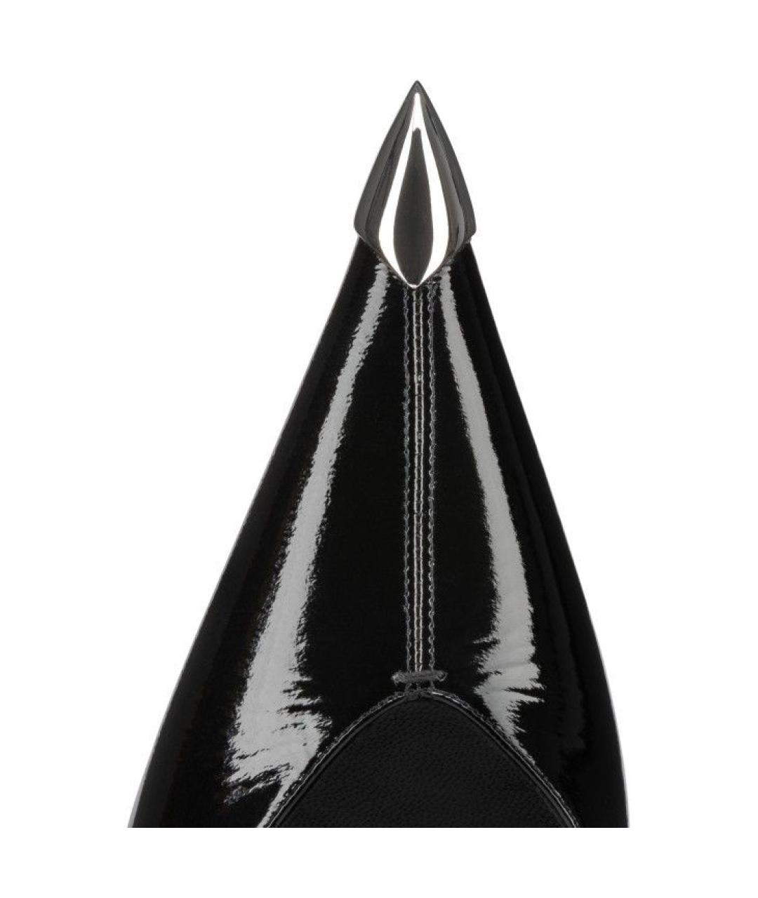 CHRISTIAN LOUBOUTIN Черные туфли из лакированной кожи, фото 4
