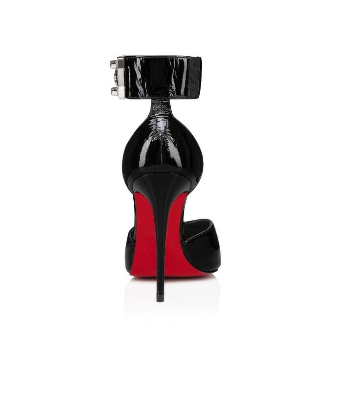 CHRISTIAN LOUBOUTIN Черные туфли из лакированной кожи, фото 3