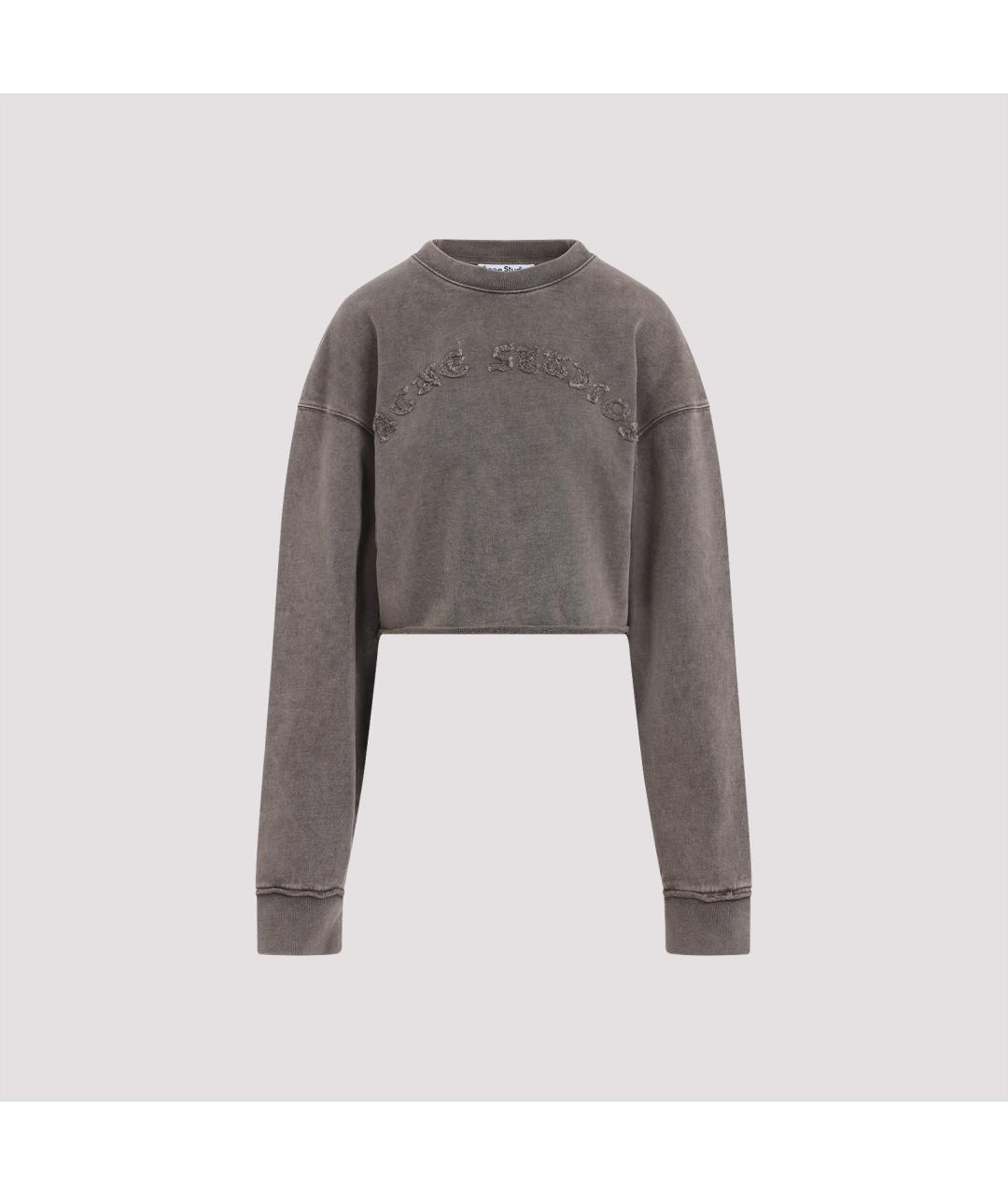 ACNE STUDIOS Коричневый хлопковый джемпер / свитер, фото 2
