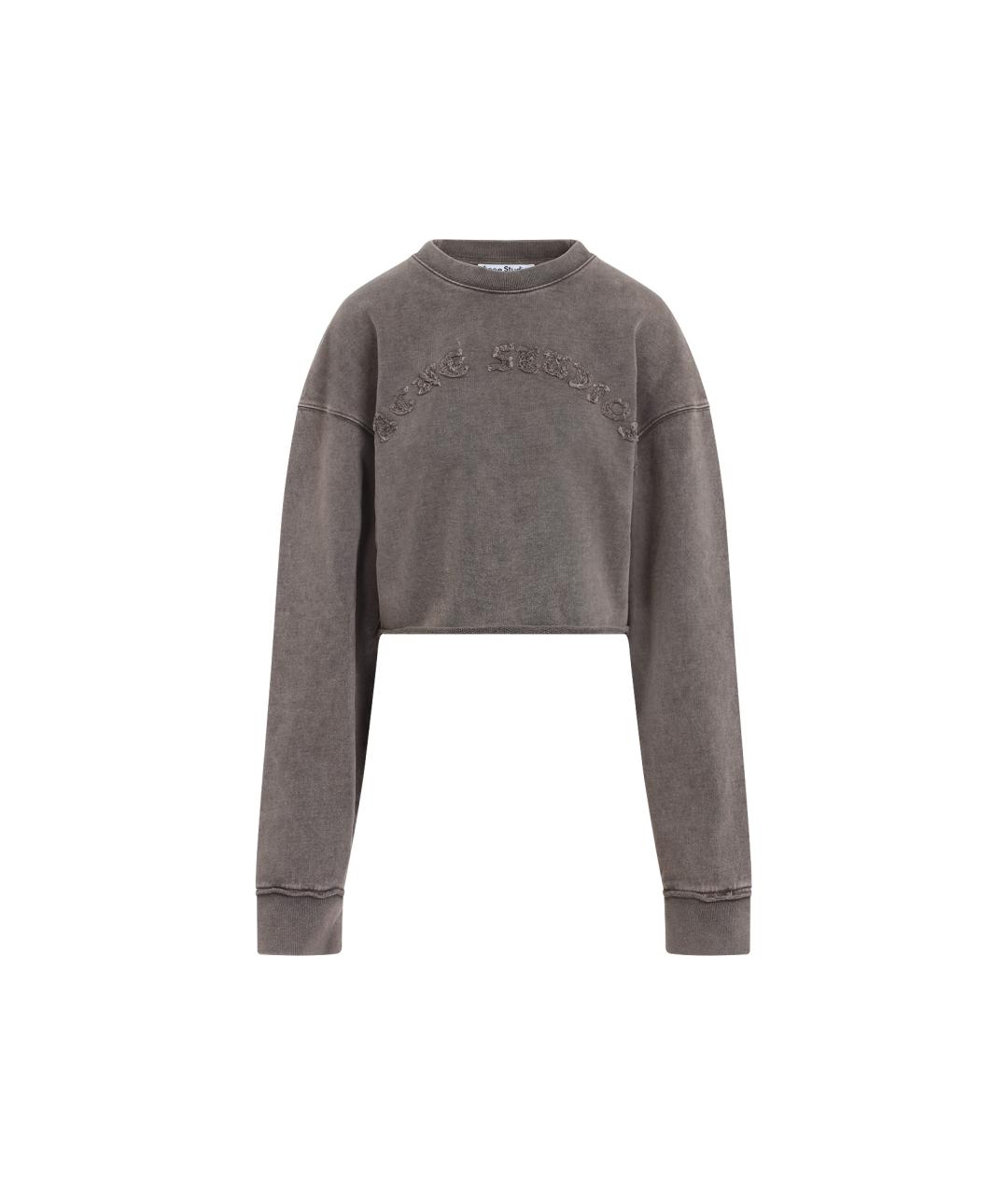 ACNE STUDIOS Коричневый хлопковый джемпер / свитер, фото 1