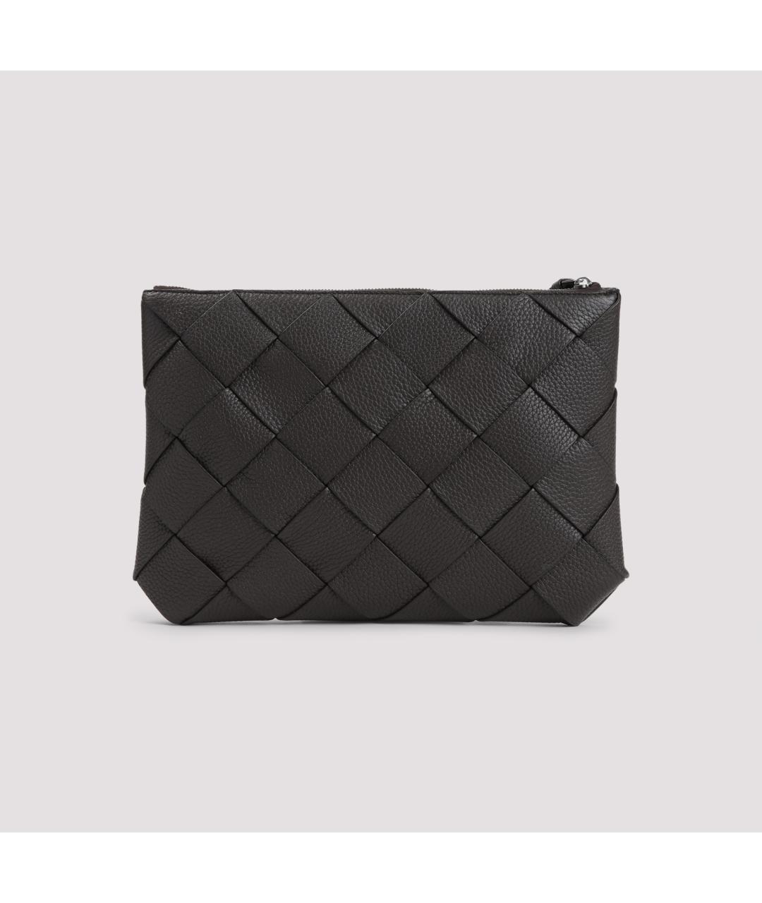 BOTTEGA VENETA Коричневая кожаная папка для документов, фото 3