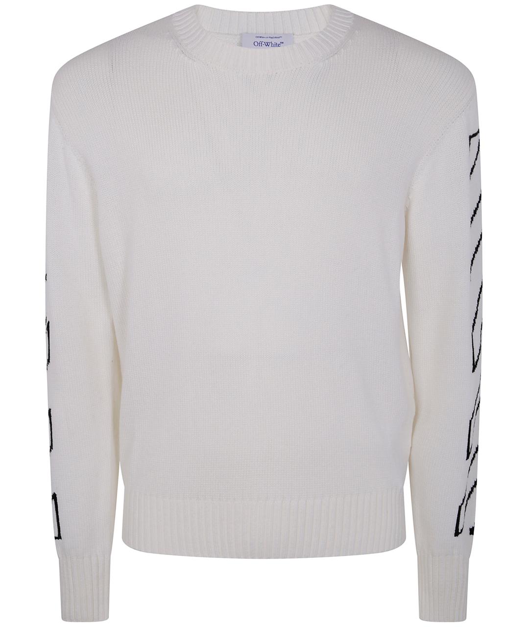 OFF-WHITE Белый полиамидовый джемпер / свитер, фото 1