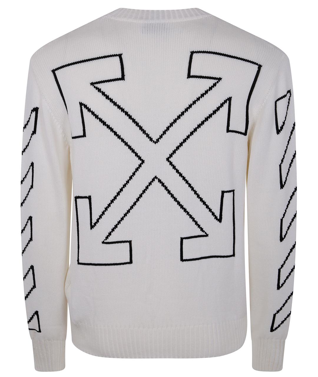 OFF-WHITE Белый полиамидовый джемпер / свитер, фото 2