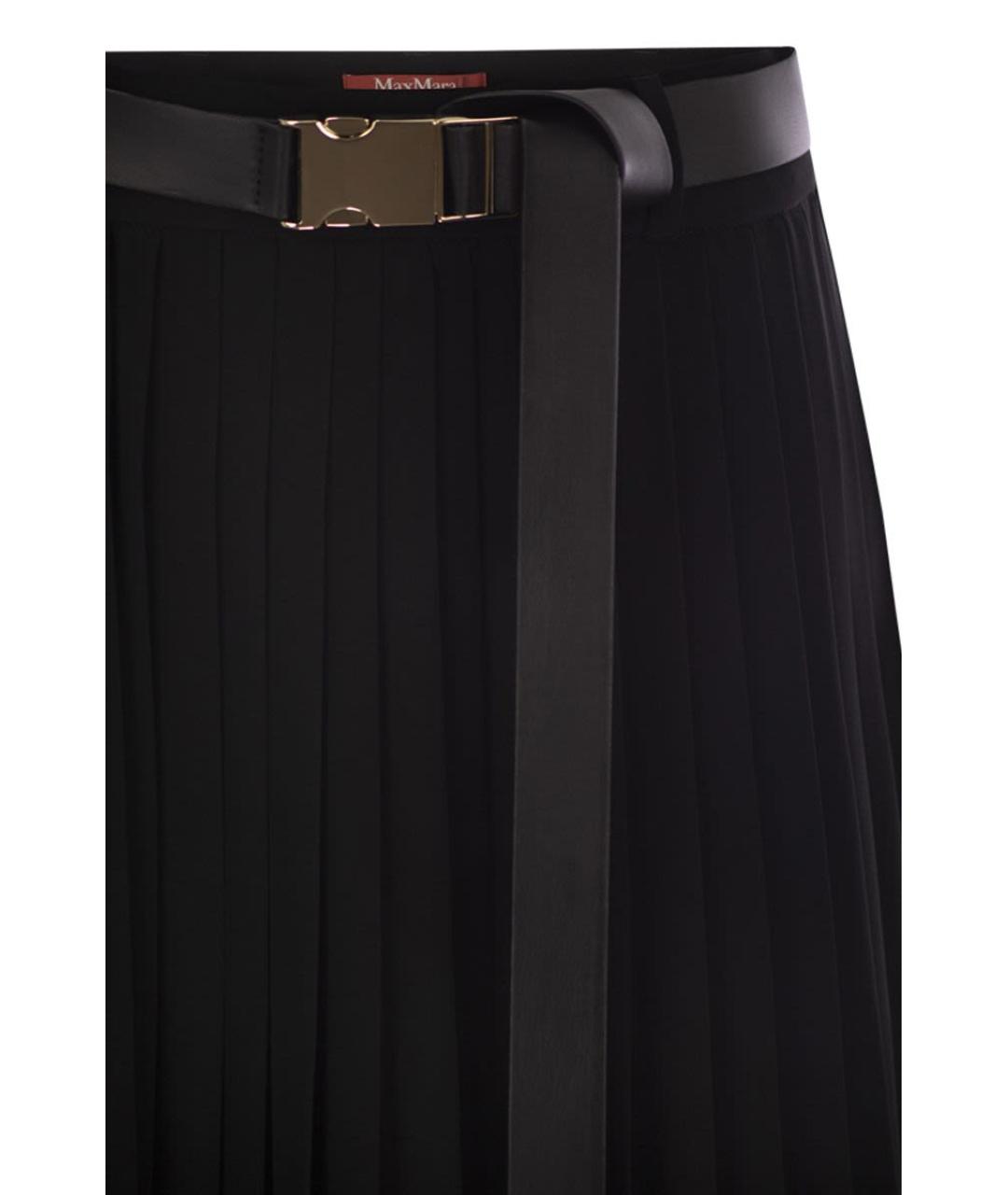 MAX MARA Черная юбка миди, фото 4