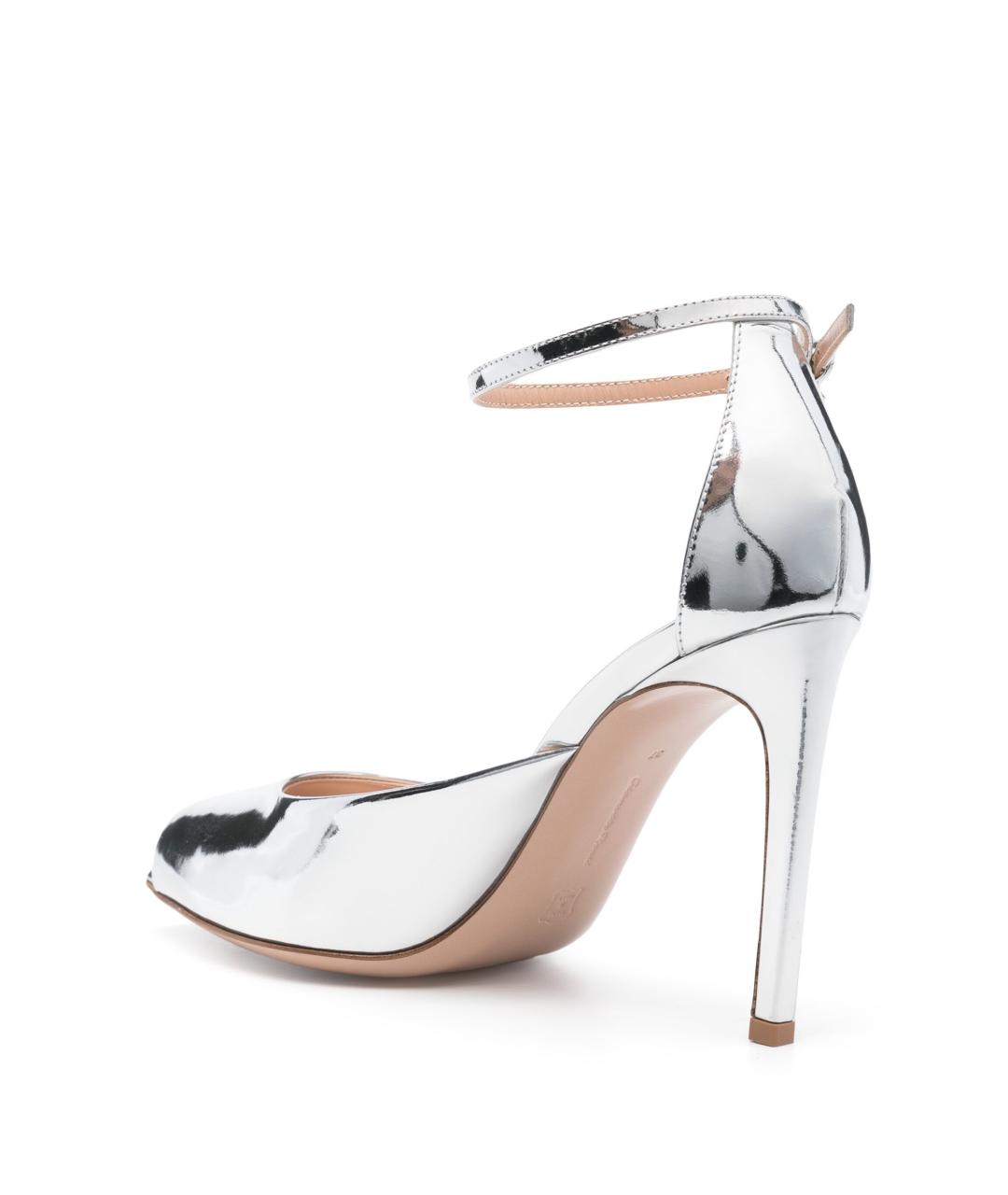 GIANVITO ROSSI Серебряные туфли, фото 3