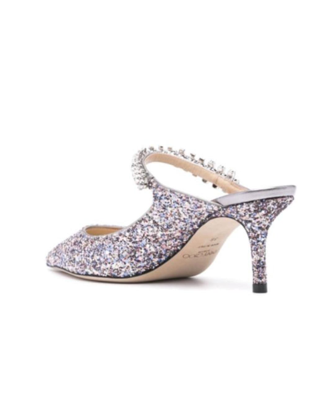 JIMMY CHOO Мульти кожаные мюли, фото 5
