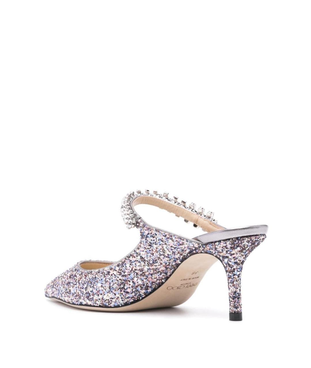 JIMMY CHOO Мульти кожаные мюли, фото 3