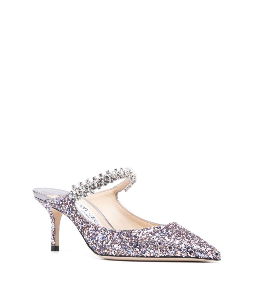 JIMMY CHOO Мульти кожаные мюли, фото 4