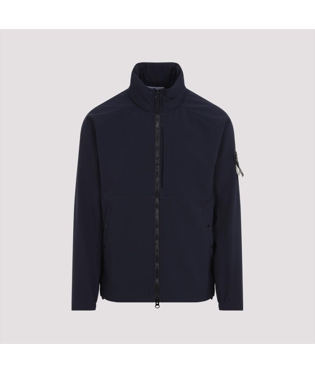 STONE ISLAND Синяя полиэстеровая куртка, фото 2
