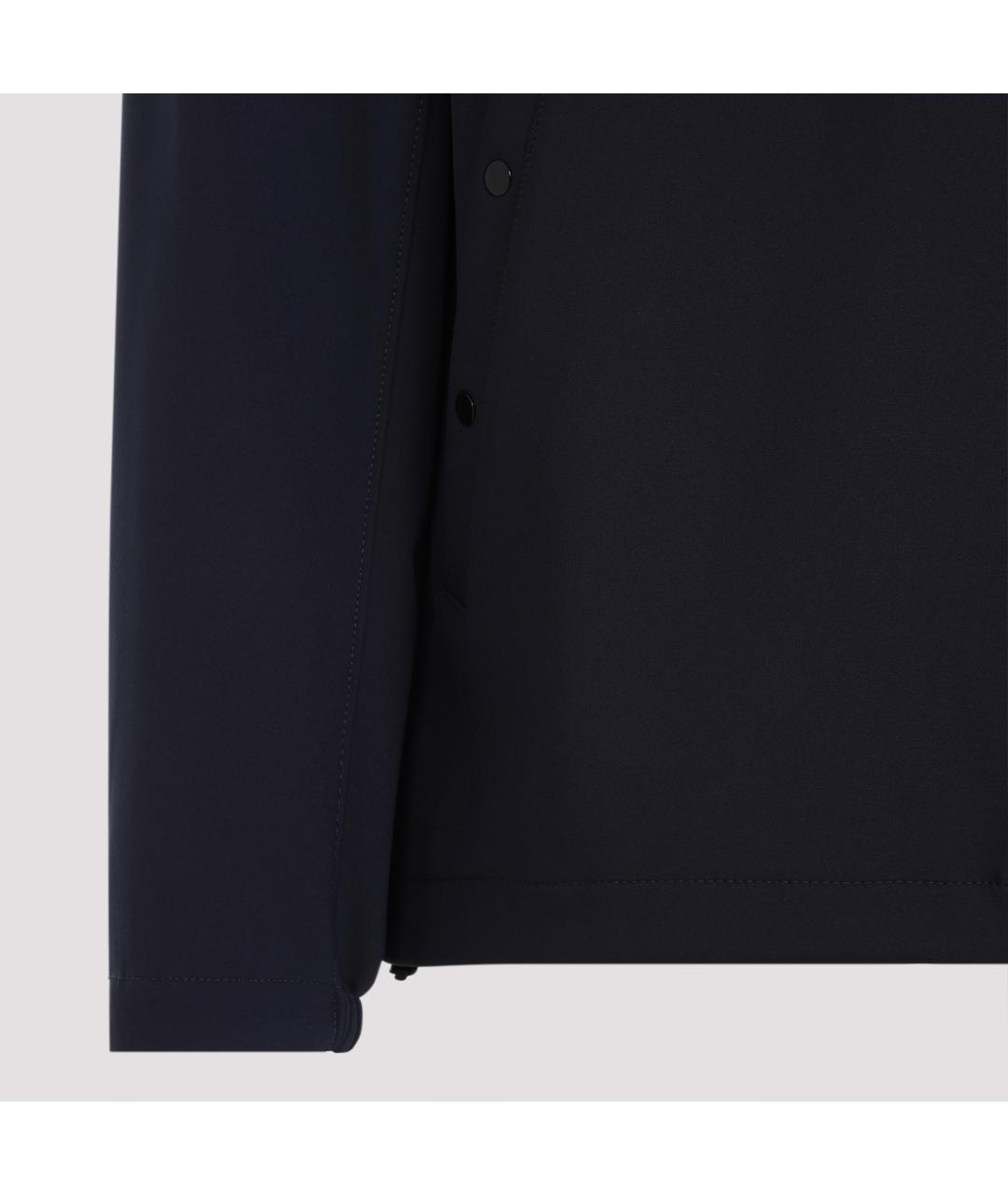STONE ISLAND Синяя полиэстеровая куртка, фото 4