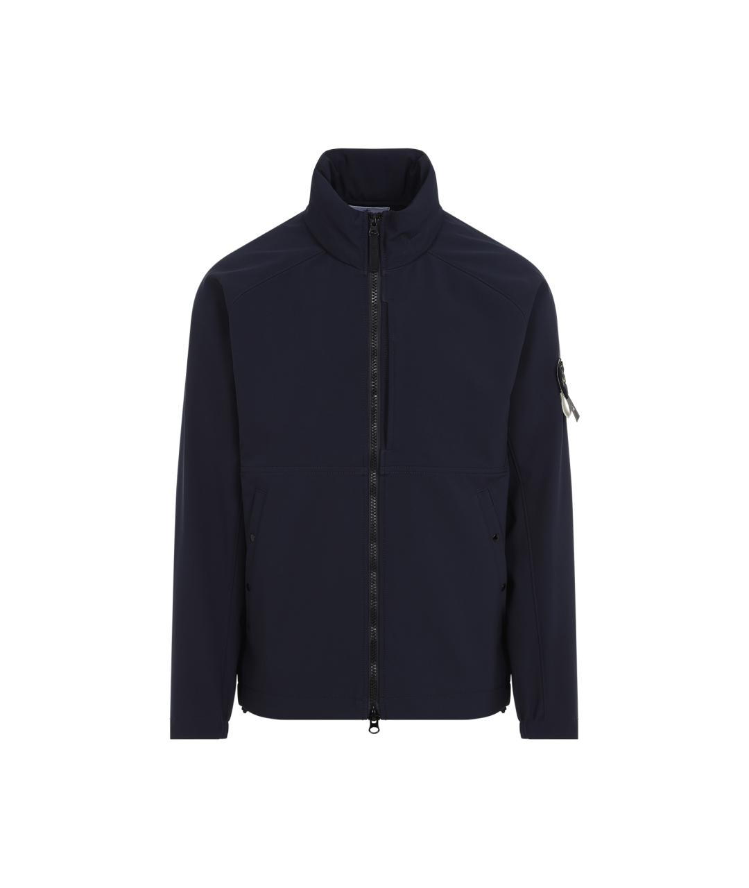 STONE ISLAND Синяя полиэстеровая куртка, фото 1
