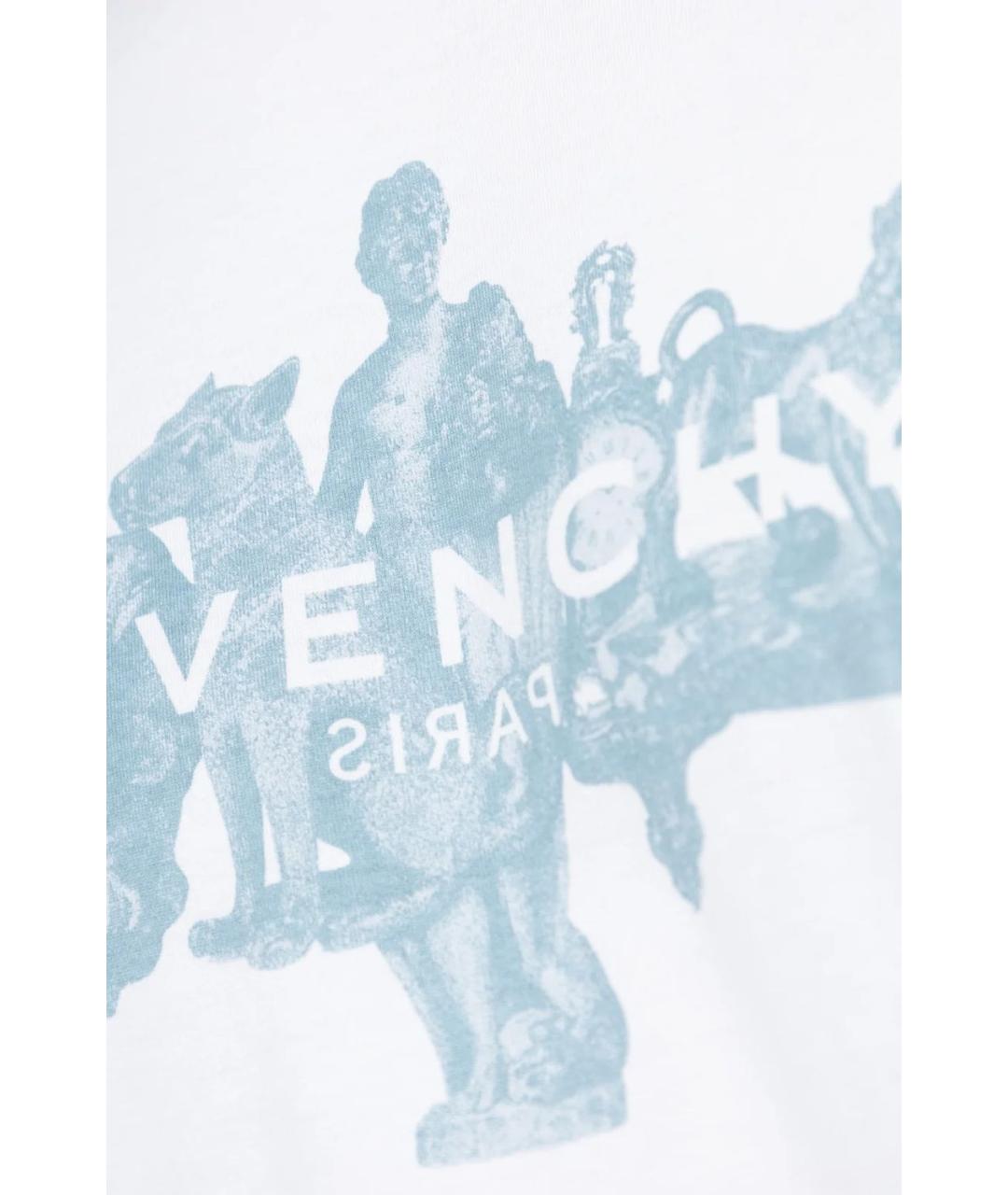 GIVENCHY Белая хлопковая футболка, фото 4