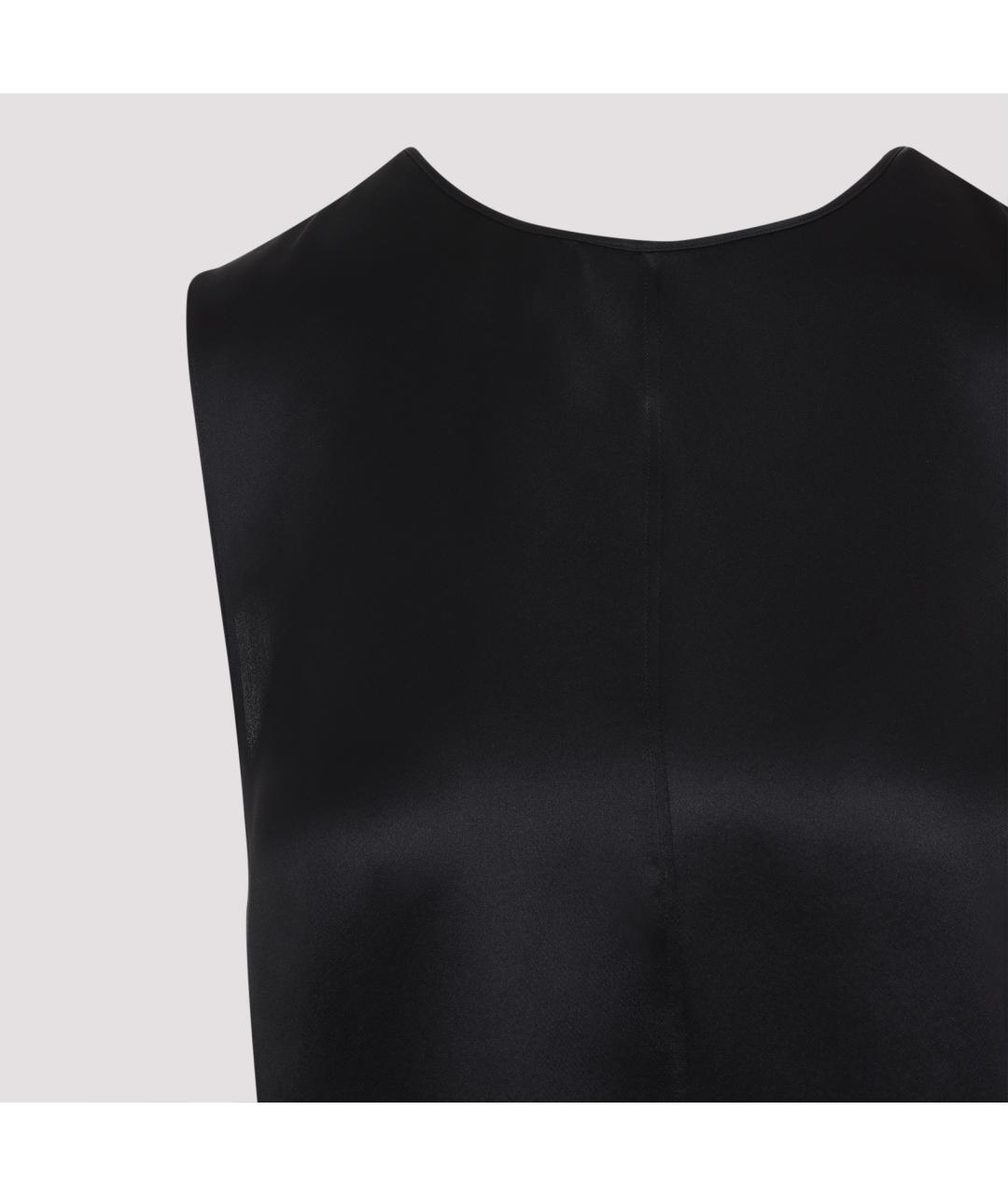 TOM FORD Черная шелковая майка, фото 4