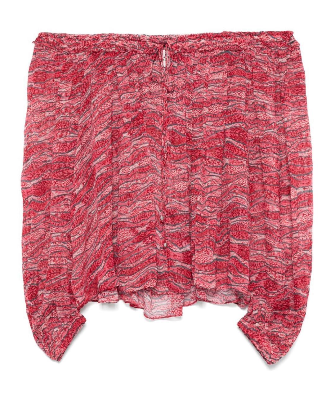 ISABEL MARANT Красная вискозная рубашка, фото 1