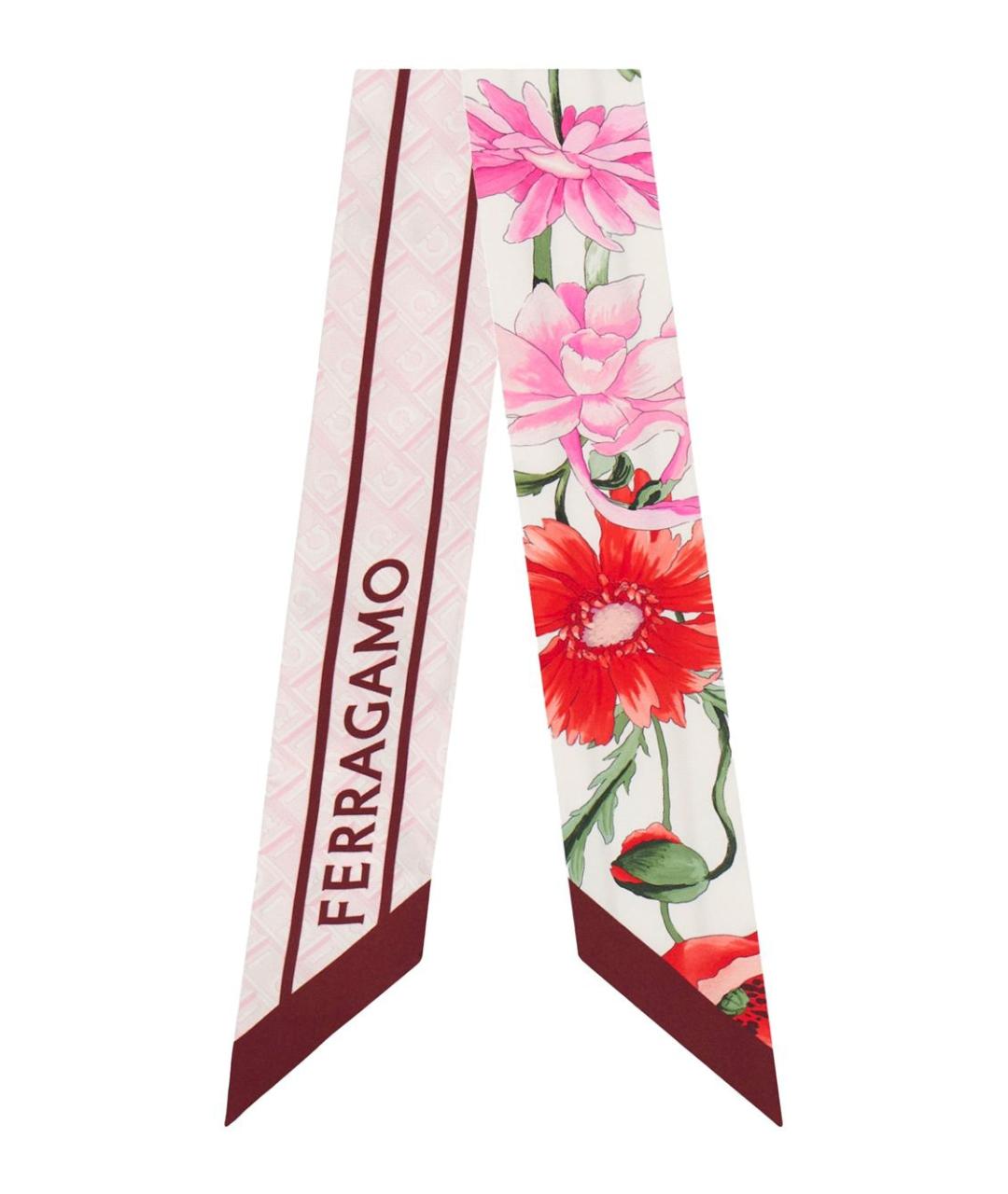 FERRAGAMO Мульти шелковый шарф, фото 1