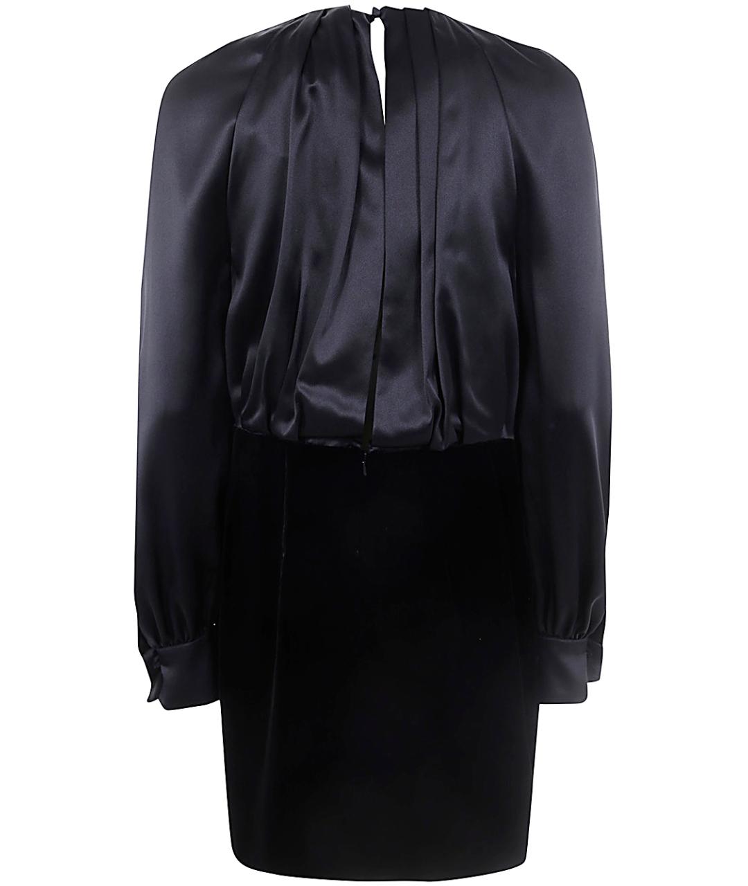 MAX MARA Черное вискозное повседневное платье, фото 2