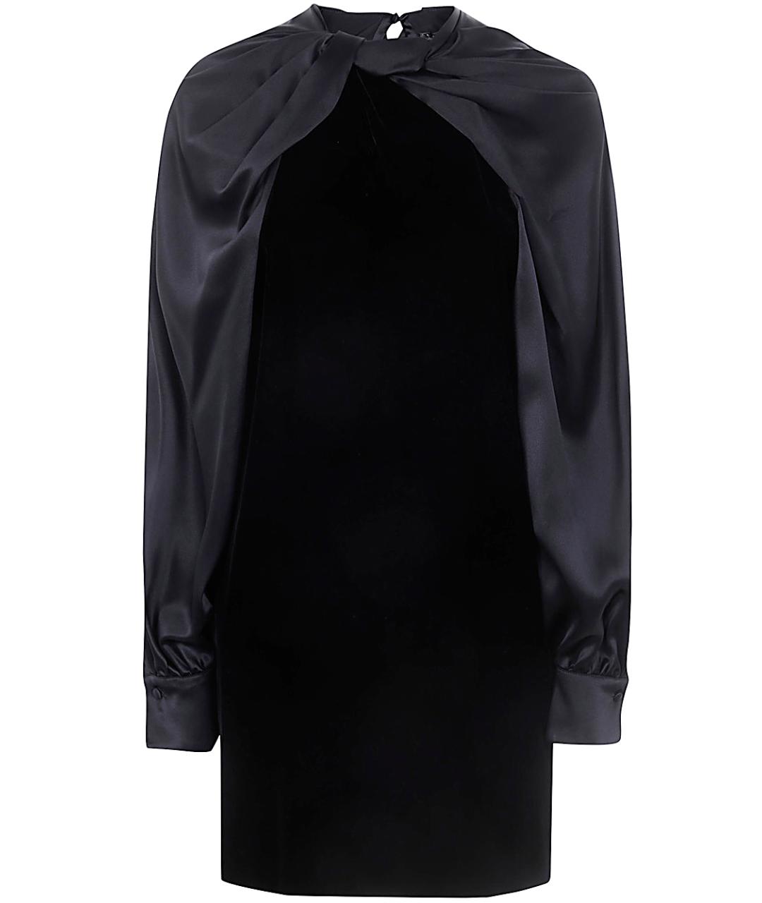 MAX MARA Черное вискозное повседневное платье, фото 1