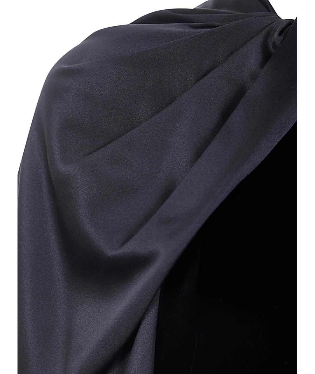 MAX MARA Черное вискозное повседневное платье, фото 3