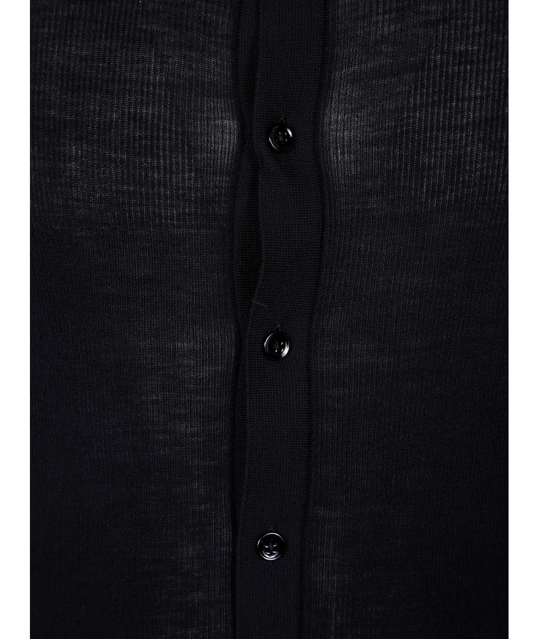 TOM FORD Черный шелковый кардиган, фото 3