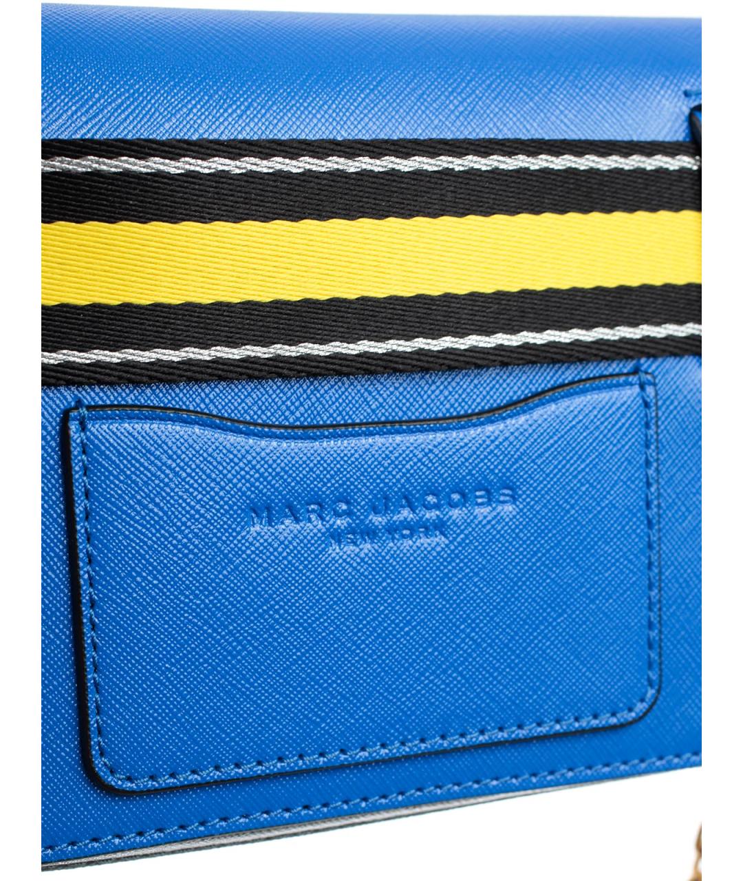 MARC JACOBS Синяя кожаная сумка через плечо, фото 3