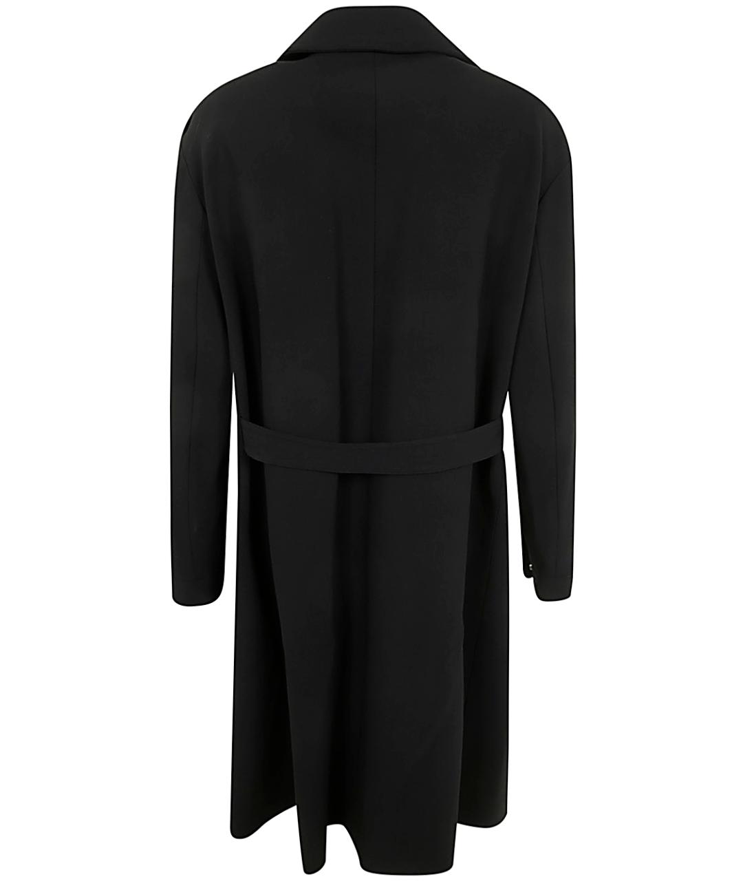 BALMAIN Черное шерстяное пальто, фото 2