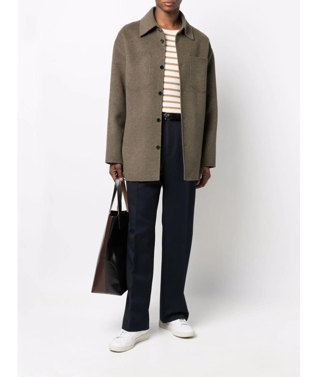 GOLDEN GOOSE DELUXE BRAND Синие полиэстеровые повседневные брюки, фото 3