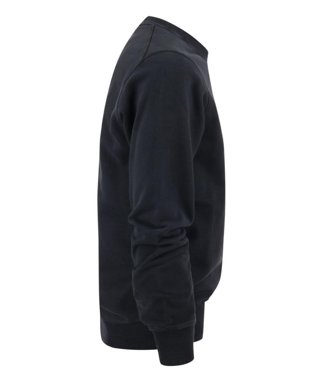 STONE ISLAND Темно-синий хлопковый джемпер / свитер, фото 3