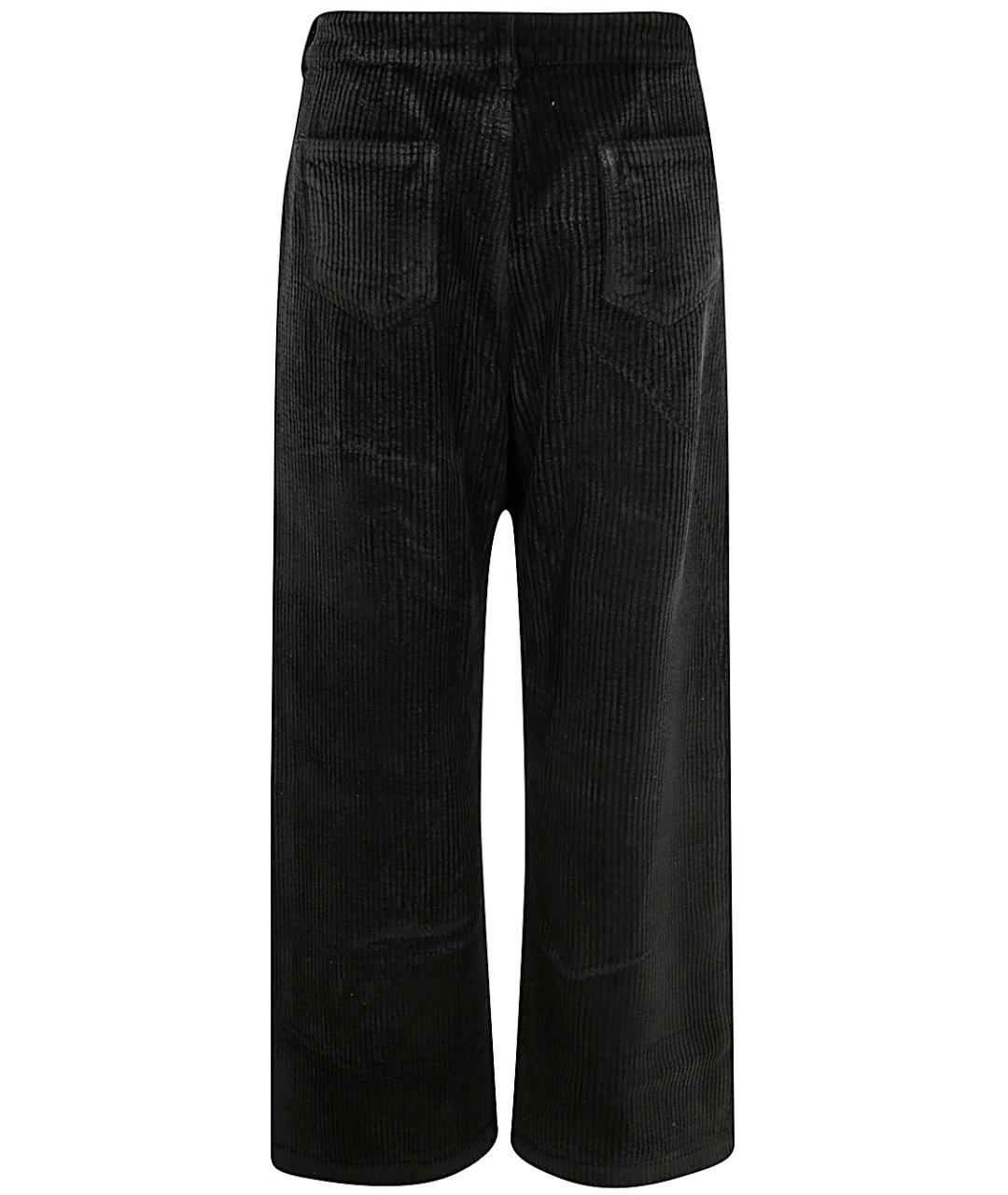 RICK OWENS DRKSHDW Черные хлопковые повседневные брюки, фото 2