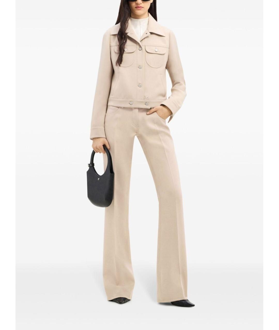 COURREGES Бежевая куртка, фото 5