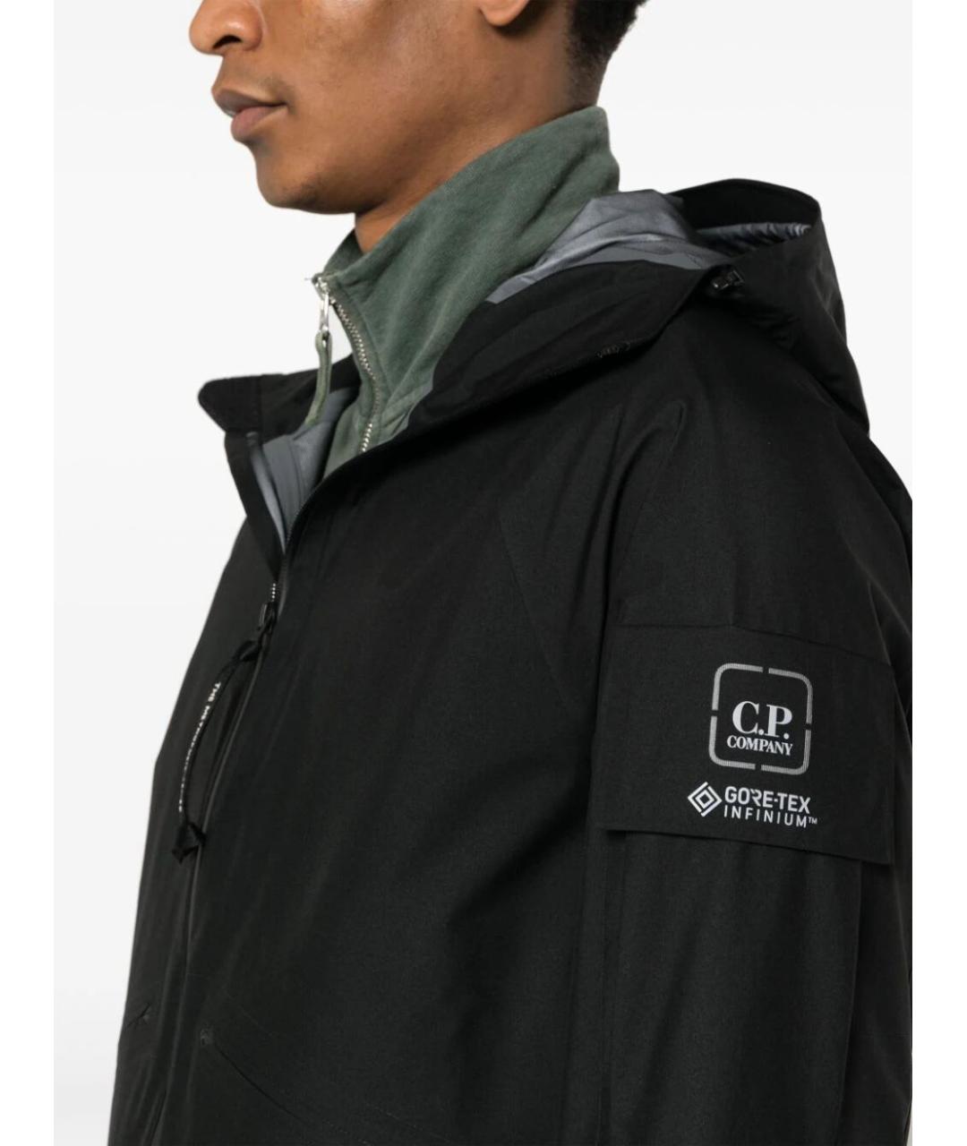 CP COMPANY Черная полиамидовая куртка, фото 2