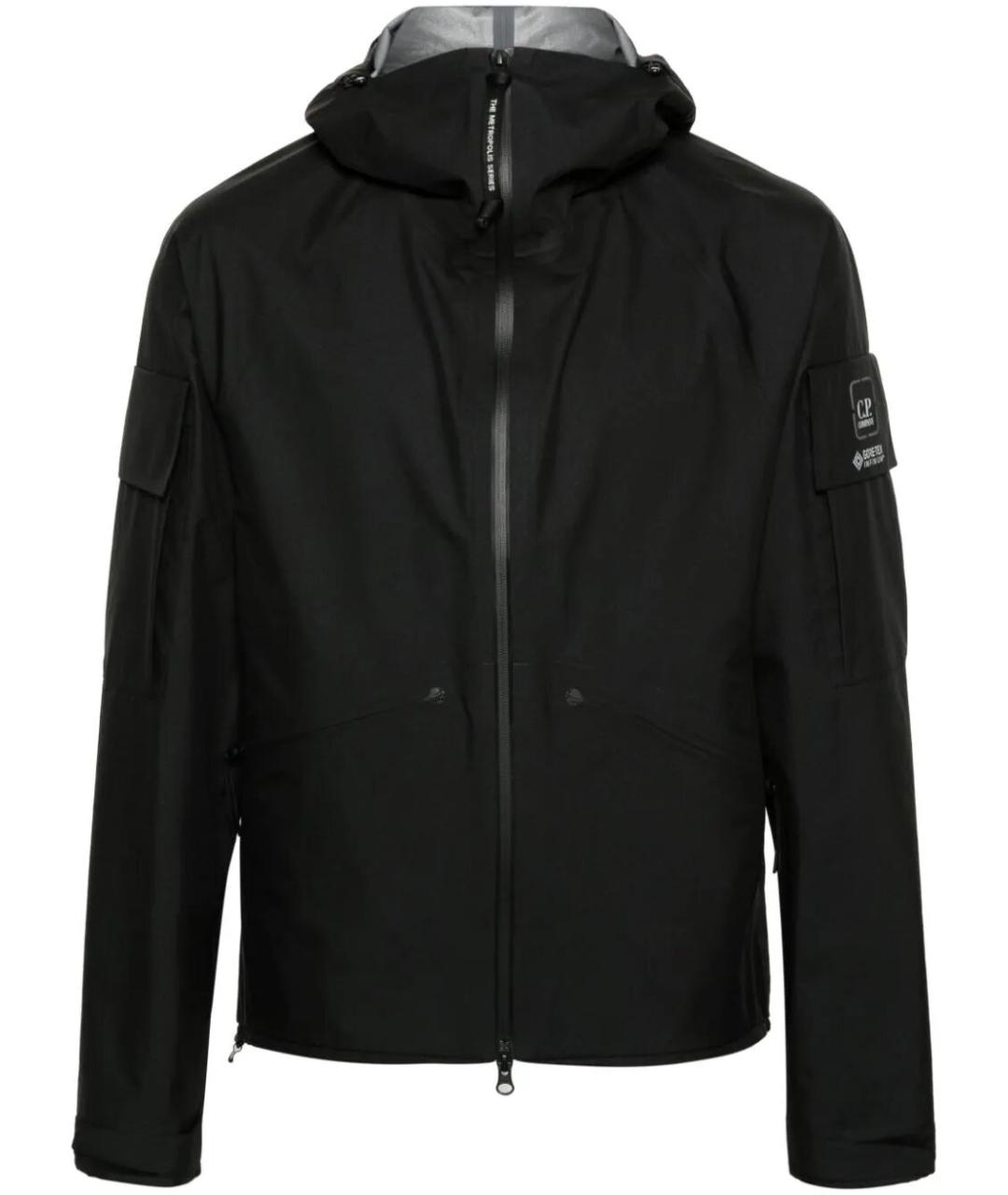 CP COMPANY Черная полиамидовая куртка, фото 1