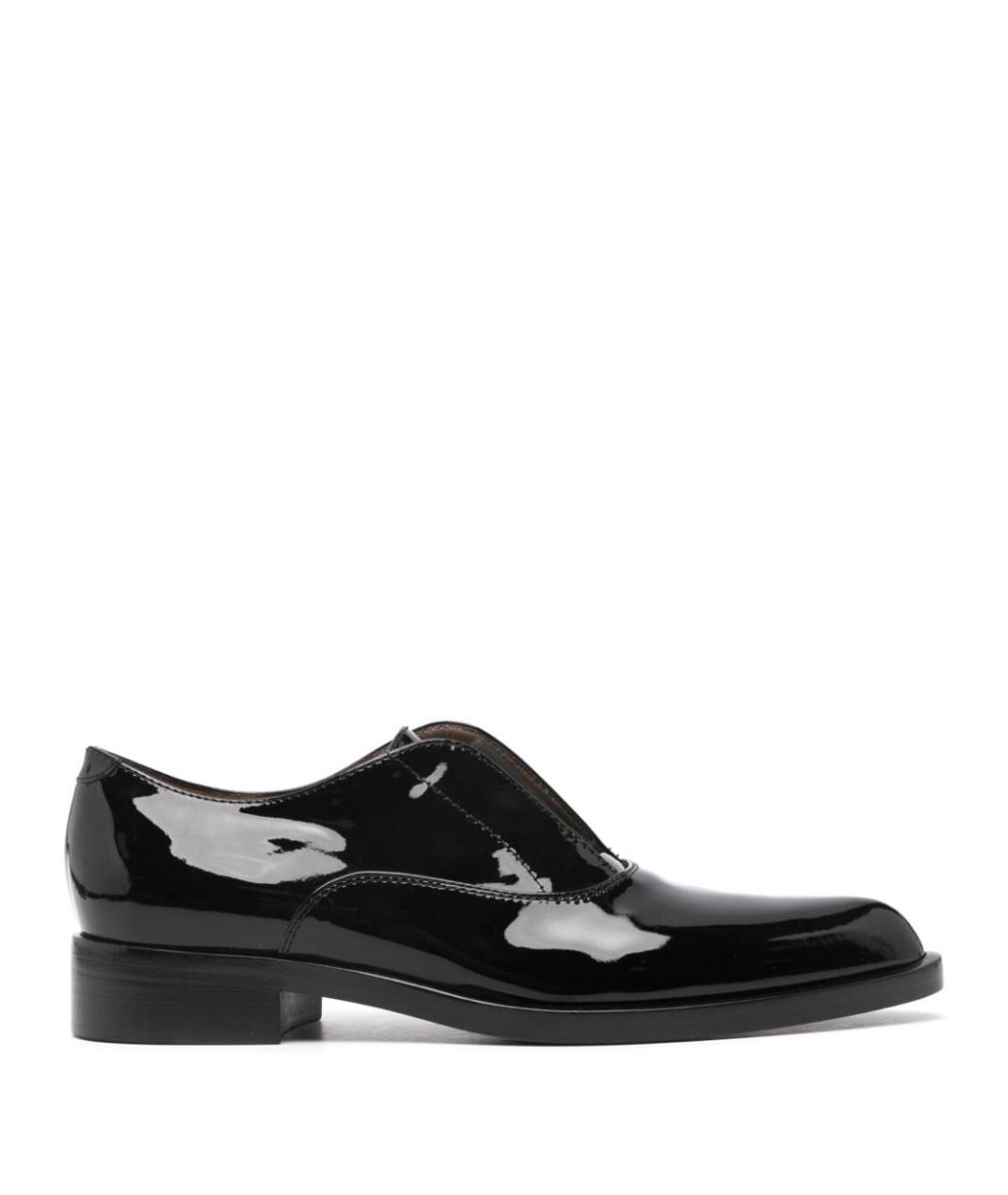 GIANVITO ROSSI Черные кожаные брогги и оксфорды, фото 1