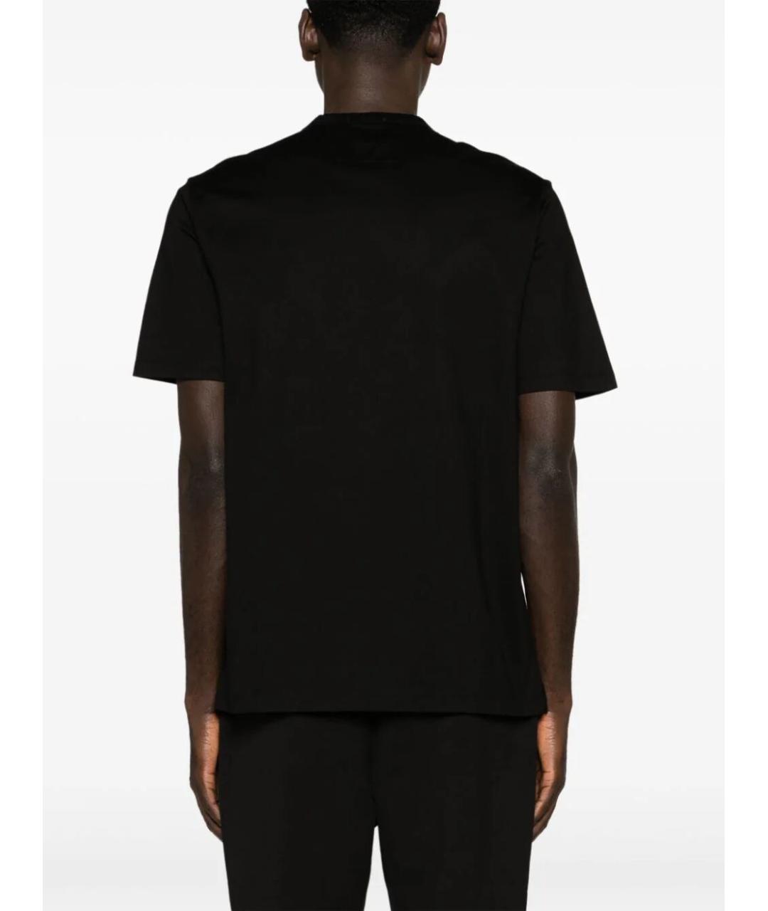 CP COMPANY Черная хлопковая футболка, фото 2