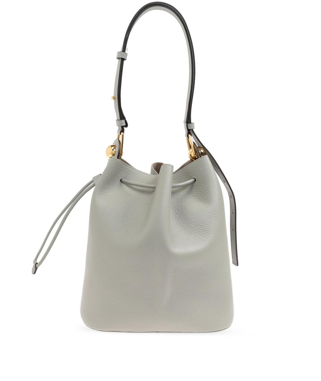 FURLA Зеленая кожаная сумка тоут, фото 1