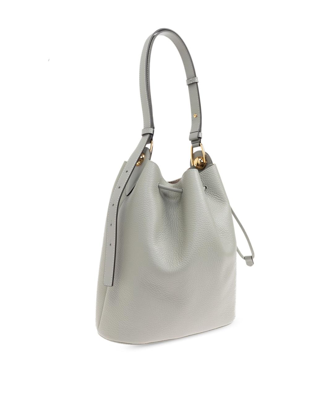 FURLA Зеленая кожаная сумка тоут, фото 2