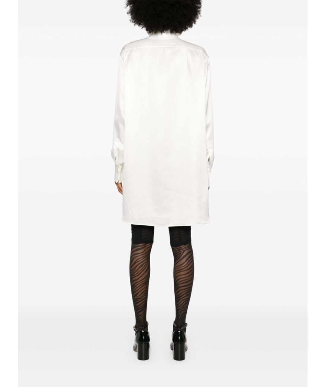 MAISON MARGIELA Белая шелковая рубашка, фото 3