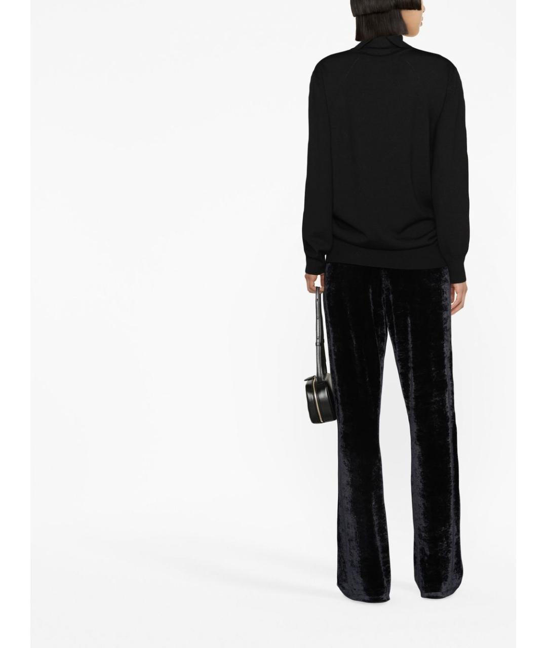 JIL SANDER Черный шерстяной джемпер / свитер, фото 4