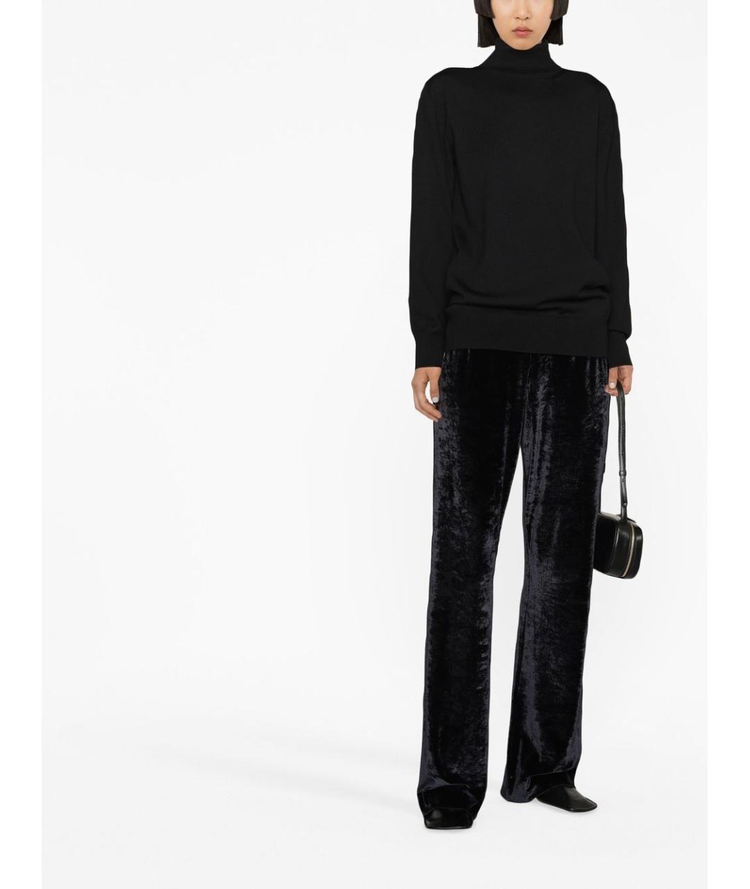 JIL SANDER Черный шерстяной джемпер / свитер, фото 2