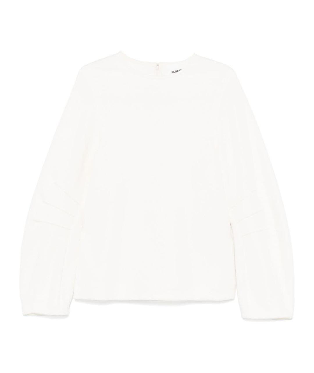 JIL SANDER Белый полиамидовый джемпер / свитер, фото 1