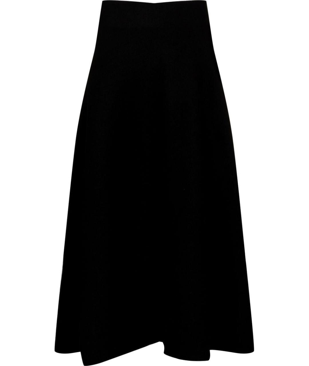 JIL SANDER Черная юбка миди, фото 1