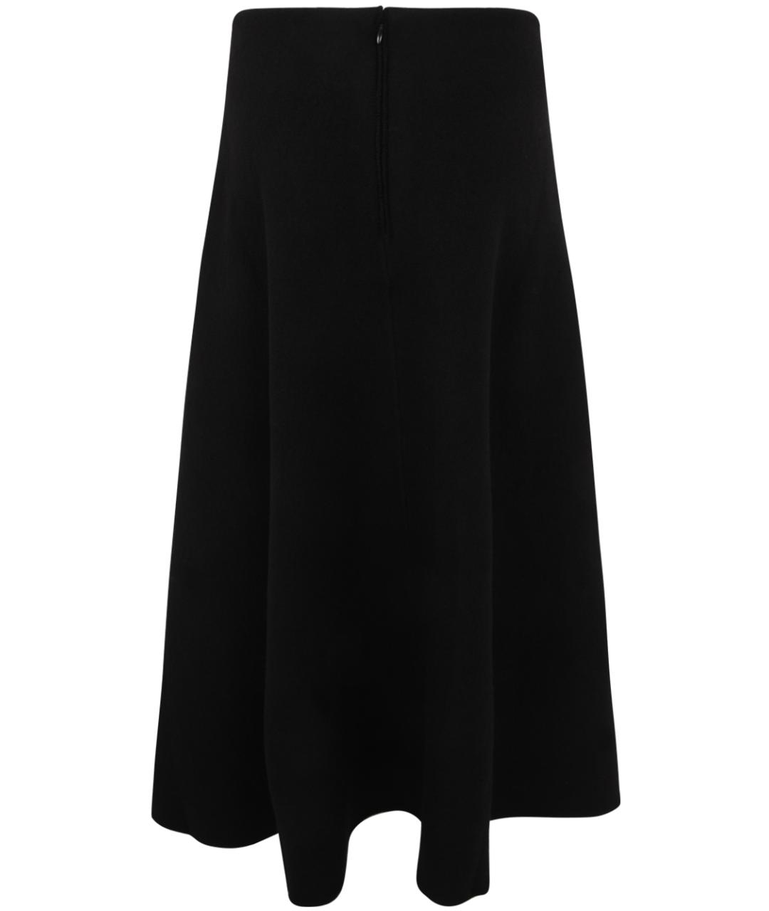 JIL SANDER Черная юбка миди, фото 5