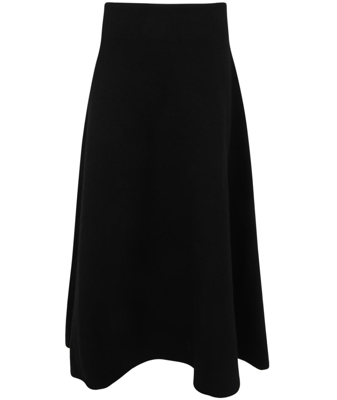 JIL SANDER Черная юбка миди, фото 4