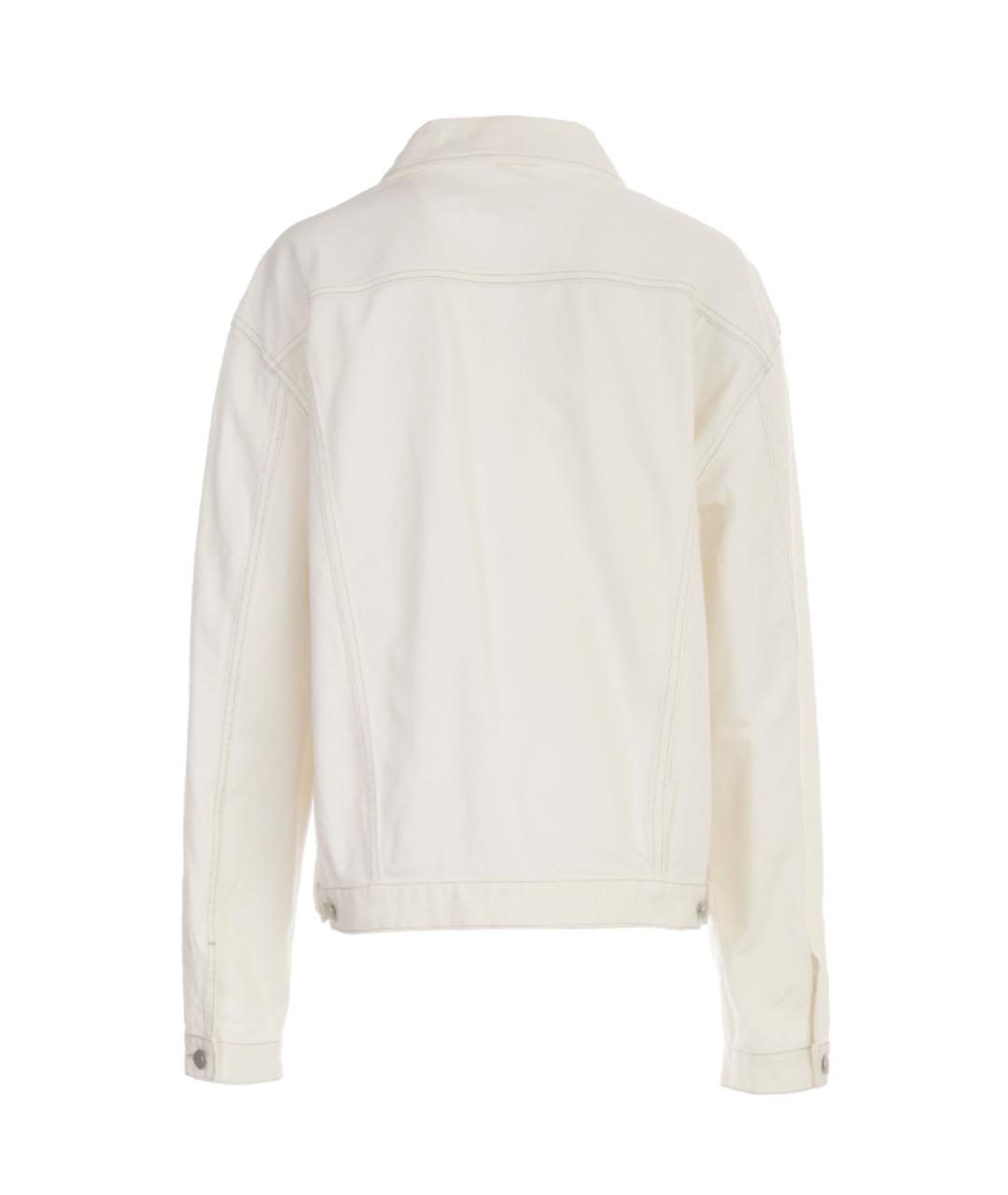 MAISON MARGIELA Белая хлопковая куртка, фото 2