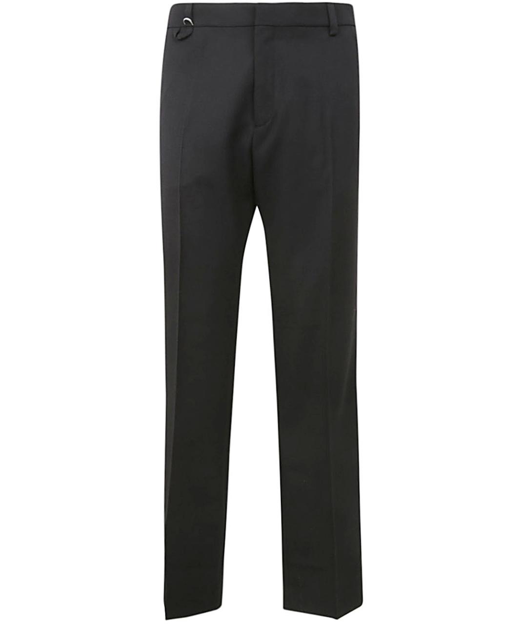 JACQUEMUS Черные шерстяные повседневные брюки, фото 1