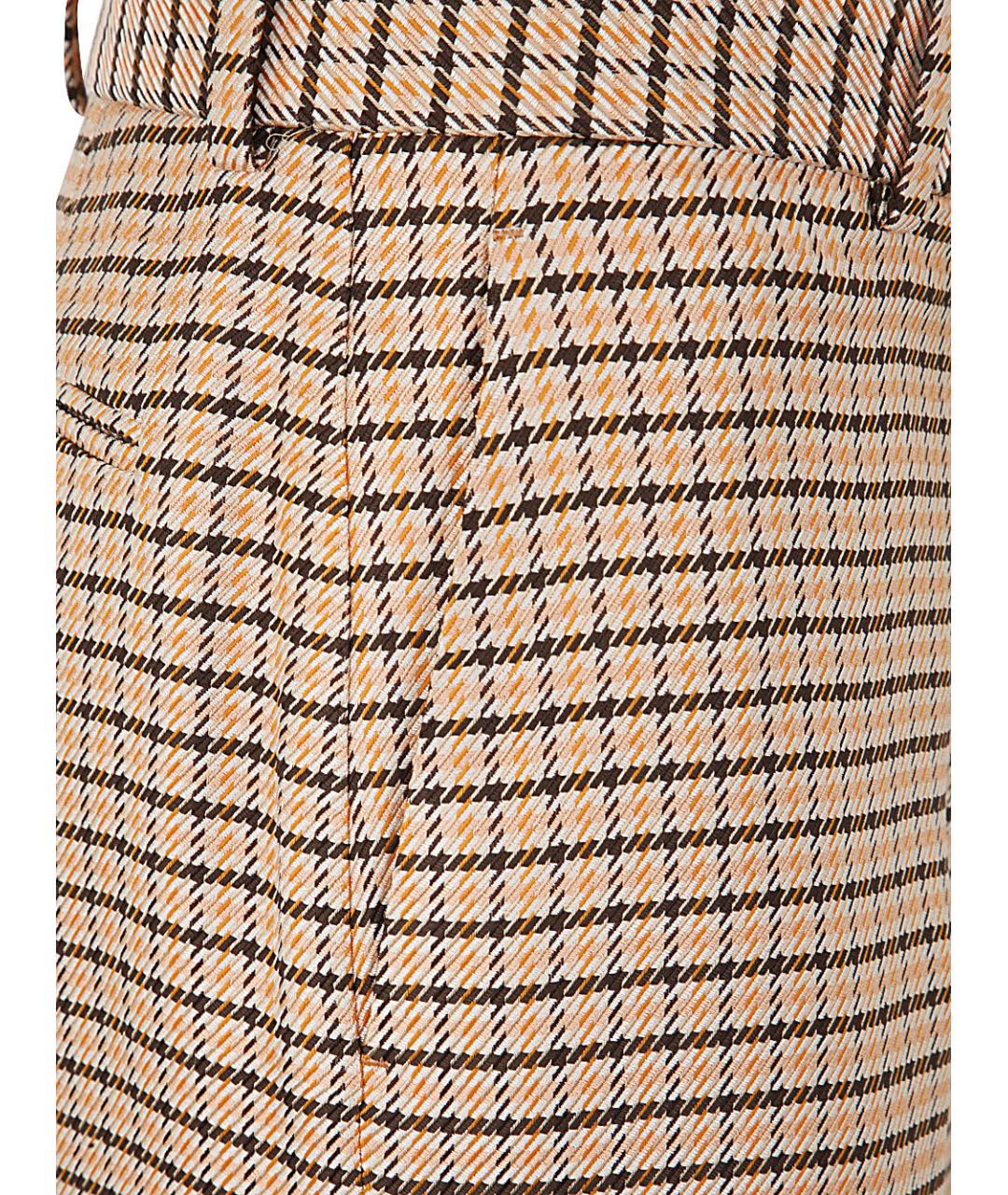 LANVIN Бежевые вискозные прямые брюки, фото 2