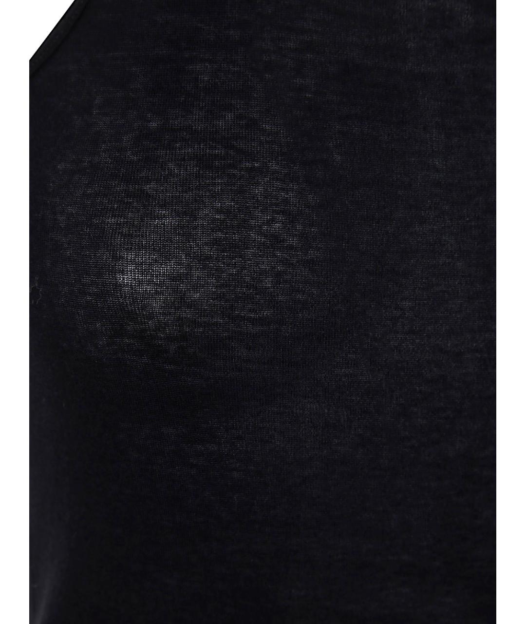 RICK OWENS Черное хлопковое боди, фото 3