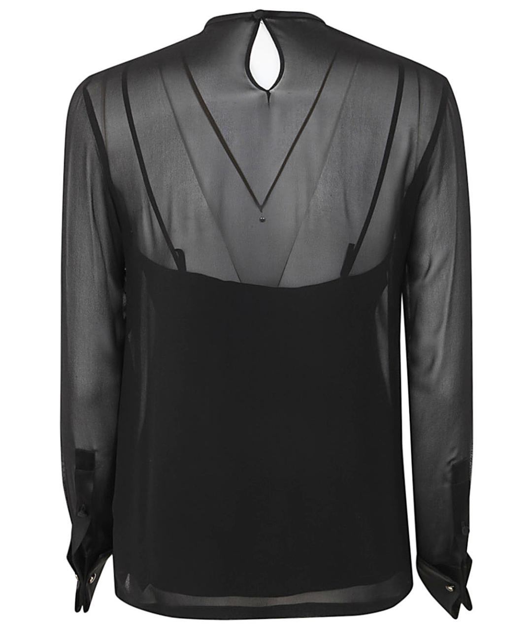 MAX MARA Черный шелковый джемпер / свитер, фото 2