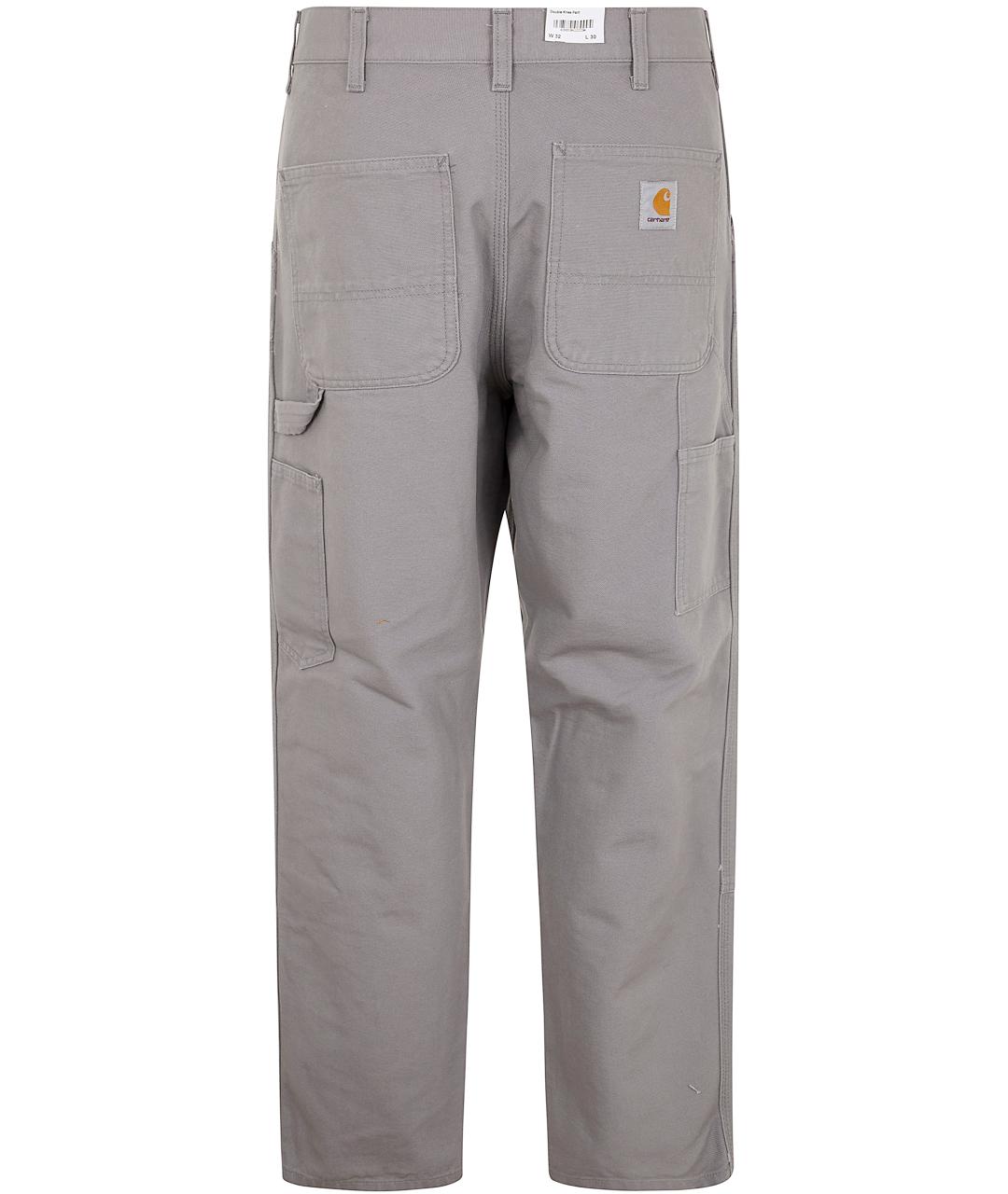 CARHARTT WIP Серые хлопковые повседневные брюки, фото 2